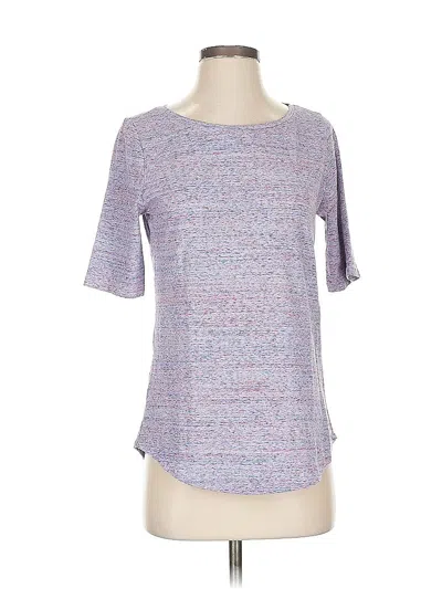 Pre-owned Ann Taylor Loft Outlet Active T-shirt In Purple