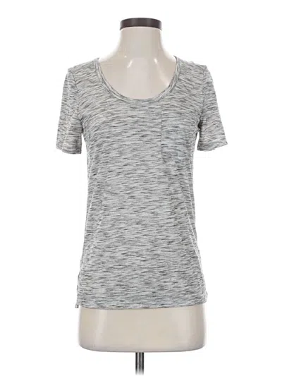 Pre-owned Ann Taylor Loft Outlet Active T-shirt In Gray