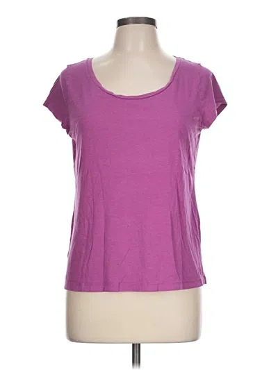 Pre-owned Ann Taylor Loft Outlet Active T-shirt In Purple