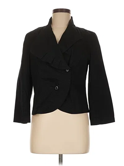 Pre-owned Ann Taylor Loft Outlet Blazer Jacket In Black