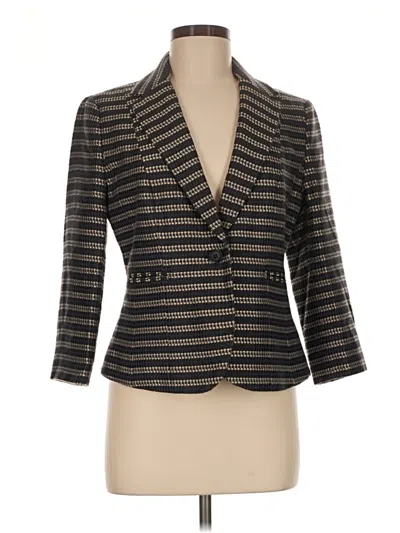 Pre-owned Ann Taylor Loft Outlet Blazer Jacket In Gold