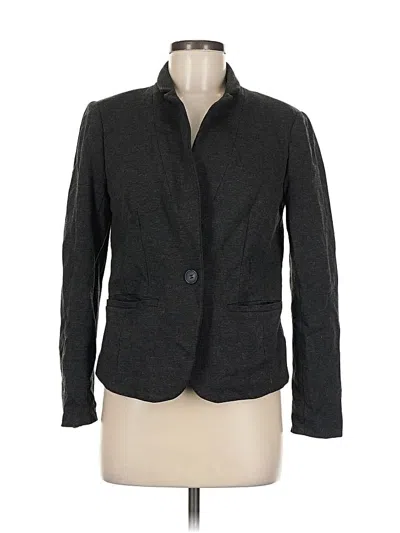 Pre-owned Ann Taylor Loft Outlet Blazer Jacket In Gray