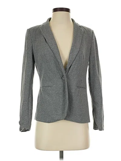 Pre-owned Ann Taylor Loft Outlet Blazer Jacket In Gray