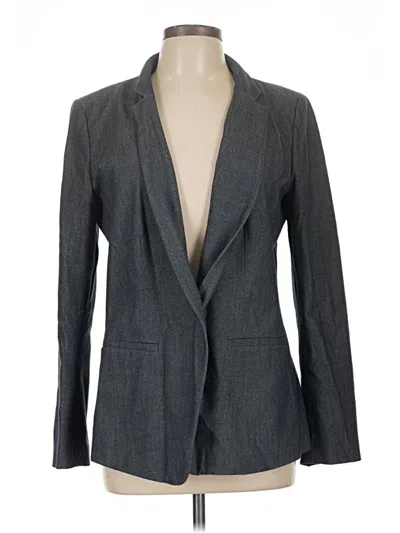Pre-owned Ann Taylor Loft Outlet Blazer Jacket In Gray