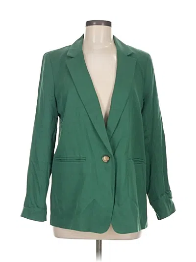 Pre-owned Ann Taylor Loft Outlet Blazer Jacket In Green