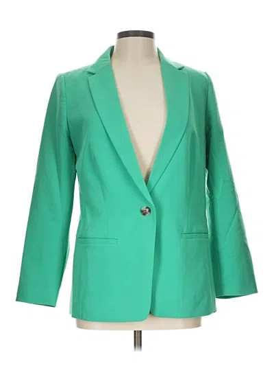 Pre-owned Ann Taylor Loft Outlet Blazer Jacket In Green