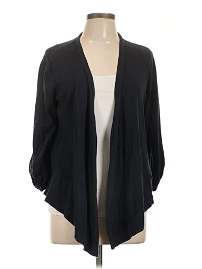 Pre-owned Ann Taylor Loft Outlet Cardigan Sweater In Black