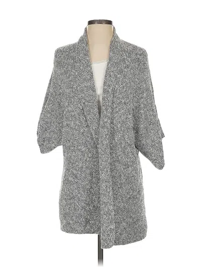 Pre-owned Ann Taylor Loft Outlet Cardigan Sweater In Blue