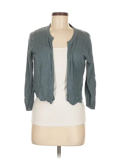 Pre-owned Ann Taylor Loft Outlet Cardigan Sweater In Blue