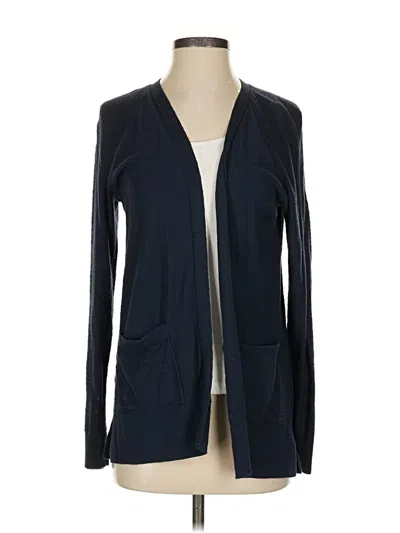 Pre-owned Ann Taylor Loft Outlet Cardigan Sweater In Blue