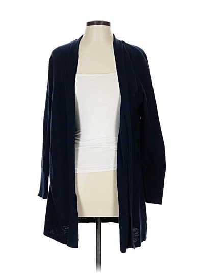 Pre-owned Ann Taylor Loft Outlet Cardigan Sweater In Blue