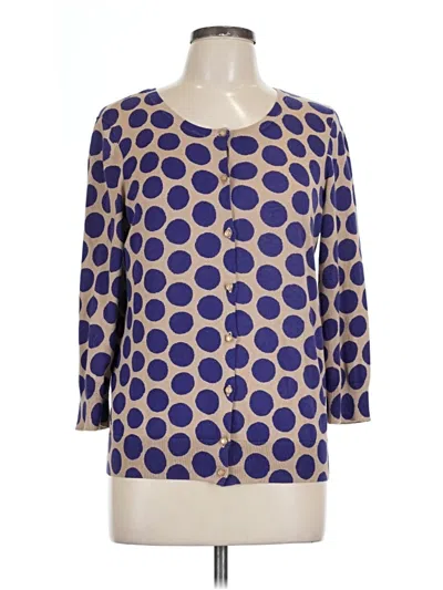 Pre-owned Ann Taylor Loft Outlet Cardigan Sweater In Blue