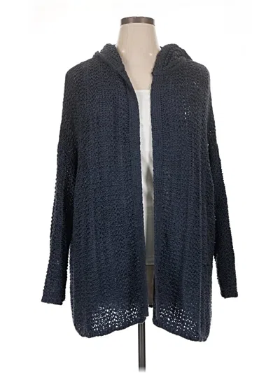 Pre-owned Ann Taylor Loft Outlet Cardigan Sweater In Blue