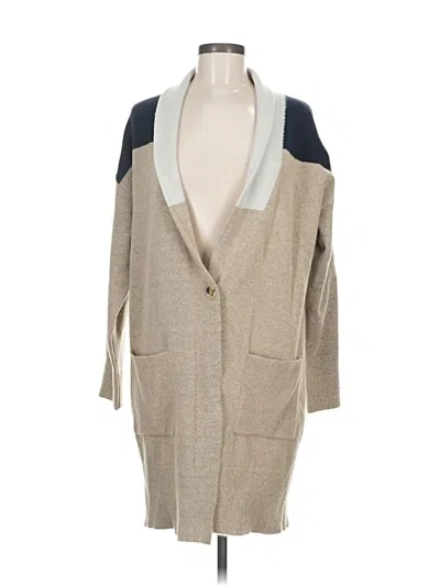 Pre-owned Ann Taylor Loft Outlet Cardigan Sweater In Brown