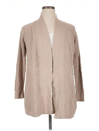 Pre-owned Ann Taylor Loft Outlet Cardigan Sweater In Brown