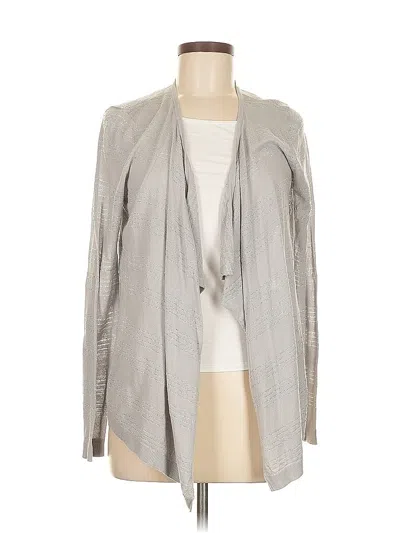 Pre-owned Ann Taylor Loft Outlet Cardigan Sweater In Gray