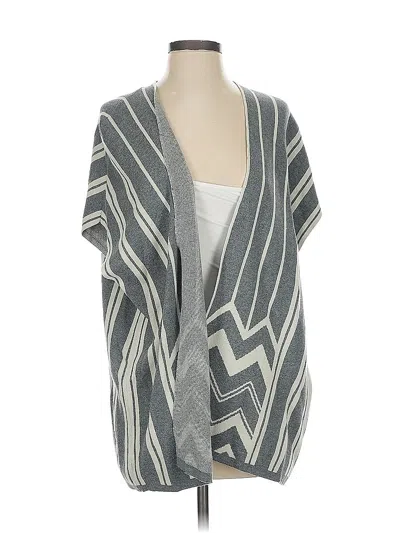 Pre-owned Ann Taylor Loft Outlet Cardigan Sweater In Gray