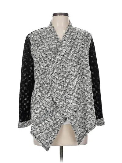 Pre-owned Ann Taylor Loft Outlet Cardigan Sweater In Gray