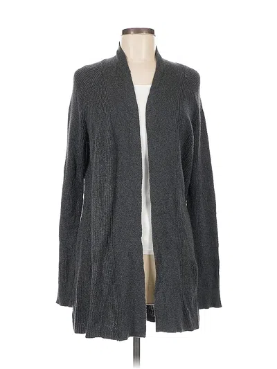 Pre-owned Ann Taylor Loft Outlet Cardigan Sweater In Gray