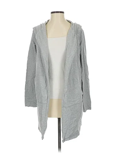 Pre-owned Ann Taylor Loft Outlet Cardigan Sweater In Gray