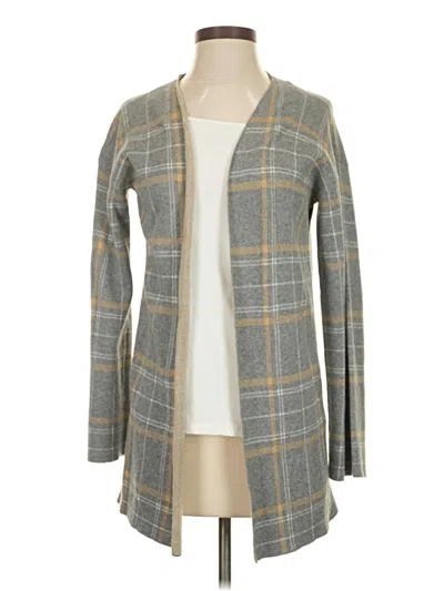 Pre-owned Ann Taylor Loft Outlet Cardigan Sweater In Gray