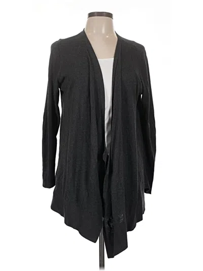 Pre-owned Ann Taylor Loft Outlet Cardigan Sweater In Gray