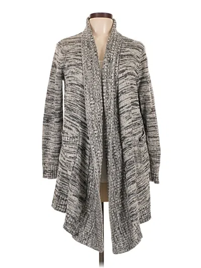Pre-owned Ann Taylor Loft Outlet Cardigan Sweater In Gray