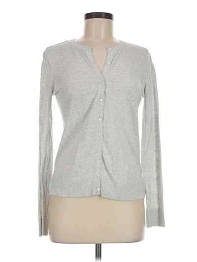 Pre-owned Ann Taylor Loft Outlet Cardigan Sweater In Gray
