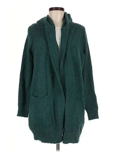 Pre-owned Ann Taylor Loft Outlet Cardigan Sweater In Green