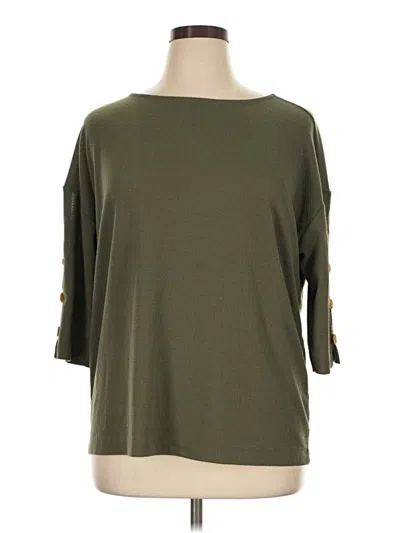 Pre-owned Ann Taylor Loft Outlet Cardigan Sweater In Green