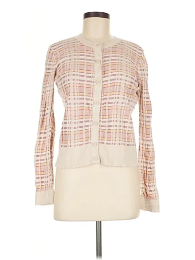 Pre-owned Ann Taylor Loft Outlet Cardigan Sweater In Ivory