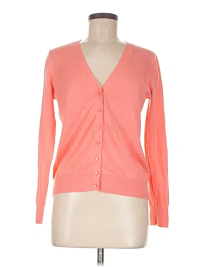Pre-owned Ann Taylor Loft Outlet Cardigan Sweater In Orange