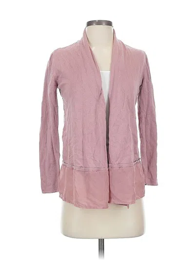 Pre-owned Ann Taylor Loft Outlet Cardigan Sweater In Pink