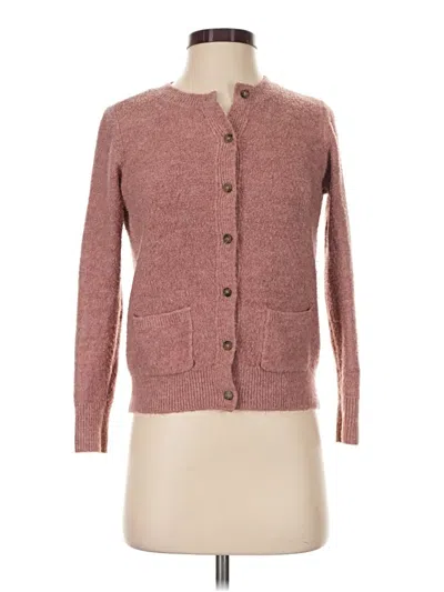 Pre-owned Ann Taylor Loft Outlet Cardigan Sweater In Pink