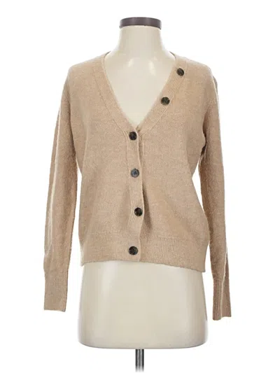 Pre-owned Ann Taylor Loft Outlet Cardigan Sweater In Tan