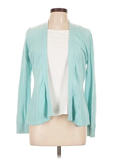 Pre-owned Ann Taylor Loft Outlet Cardigan Sweater In Teal