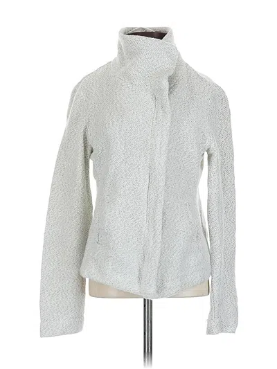 Pre-owned Ann Taylor Loft Outlet Cardigan Sweater In White