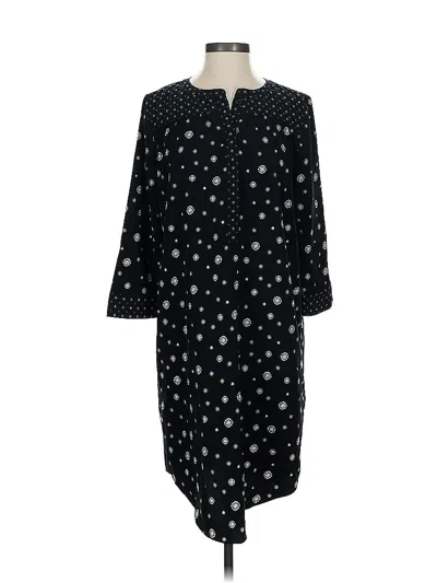 Pre-owned Ann Taylor Loft Outlet Casual Dress In Black