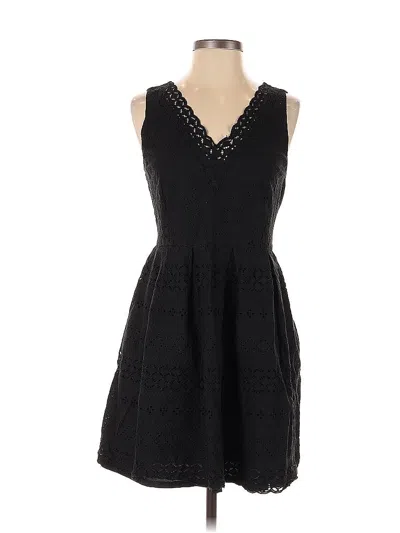 Pre-owned Ann Taylor Loft Outlet Casual Dress In Black