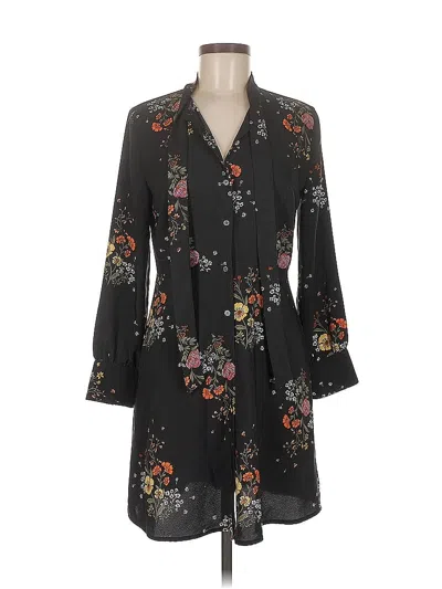 Pre-owned Ann Taylor Loft Outlet Casual Dress In Black