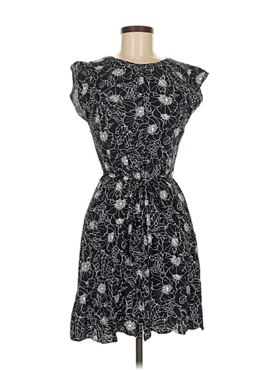 Pre-owned Ann Taylor Loft Outlet Casual Dress In Black