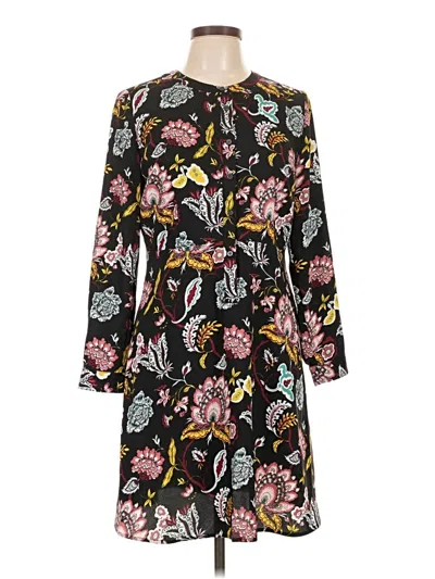 Pre-owned Ann Taylor Loft Outlet Casual Dress In Black