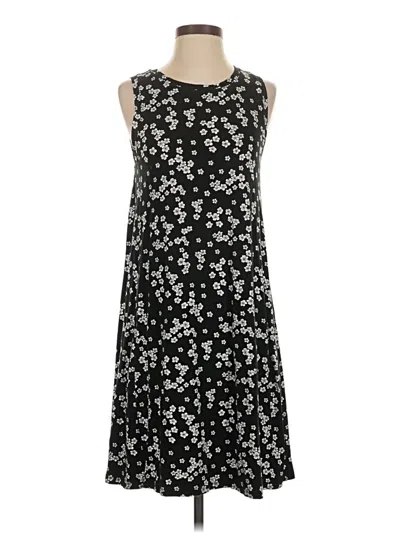 Pre-owned Ann Taylor Loft Outlet Casual Dress In Black