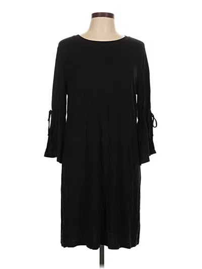 Pre-owned Ann Taylor Loft Outlet Casual Dress In Black