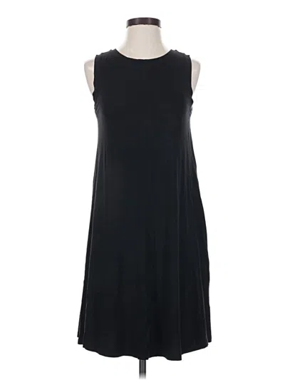 Pre-owned Ann Taylor Loft Outlet Casual Dress In Black