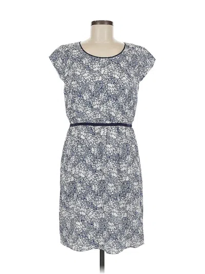 Pre-owned Ann Taylor Loft Outlet Casual Dress In Blue