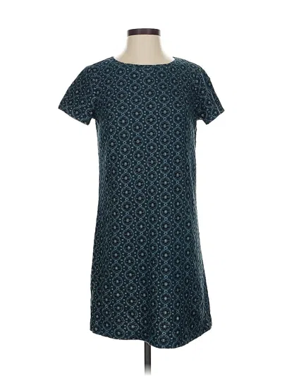 Pre-owned Ann Taylor Loft Outlet Casual Dress In Blue