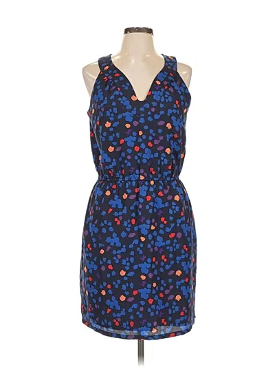 Pre-owned Ann Taylor Loft Outlet Casual Dress In Blue