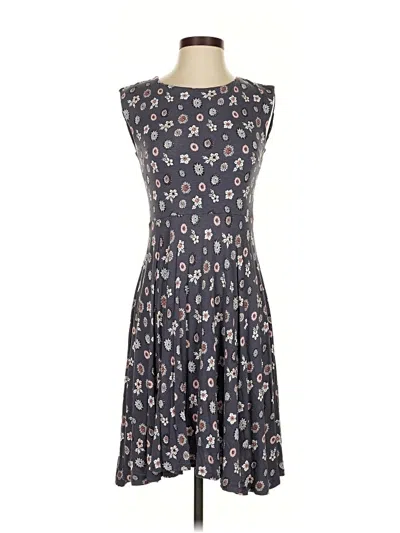 Pre-owned Ann Taylor Loft Outlet Casual Dress In Blue