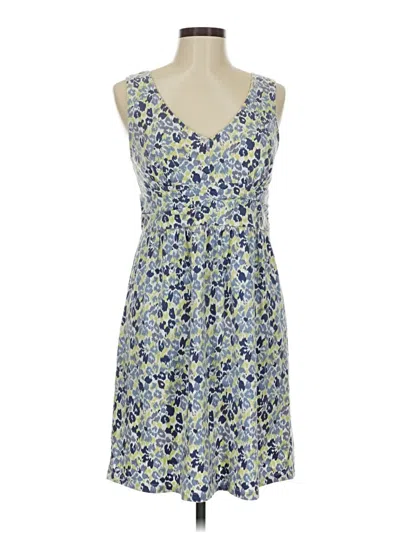 Pre-owned Ann Taylor Loft Outlet Casual Dress In Blue